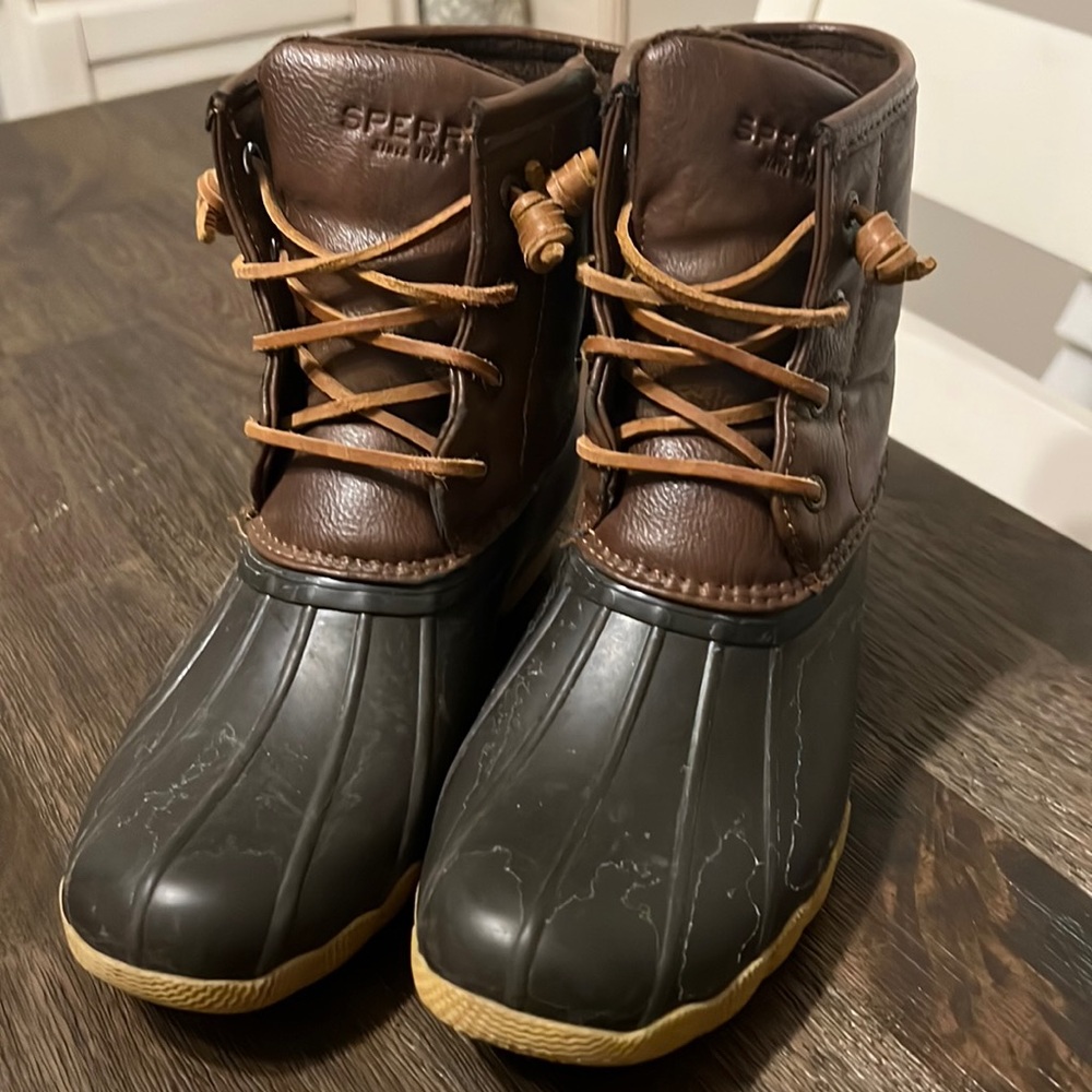 Sperry Girls Saltwater Boot Size 4m
